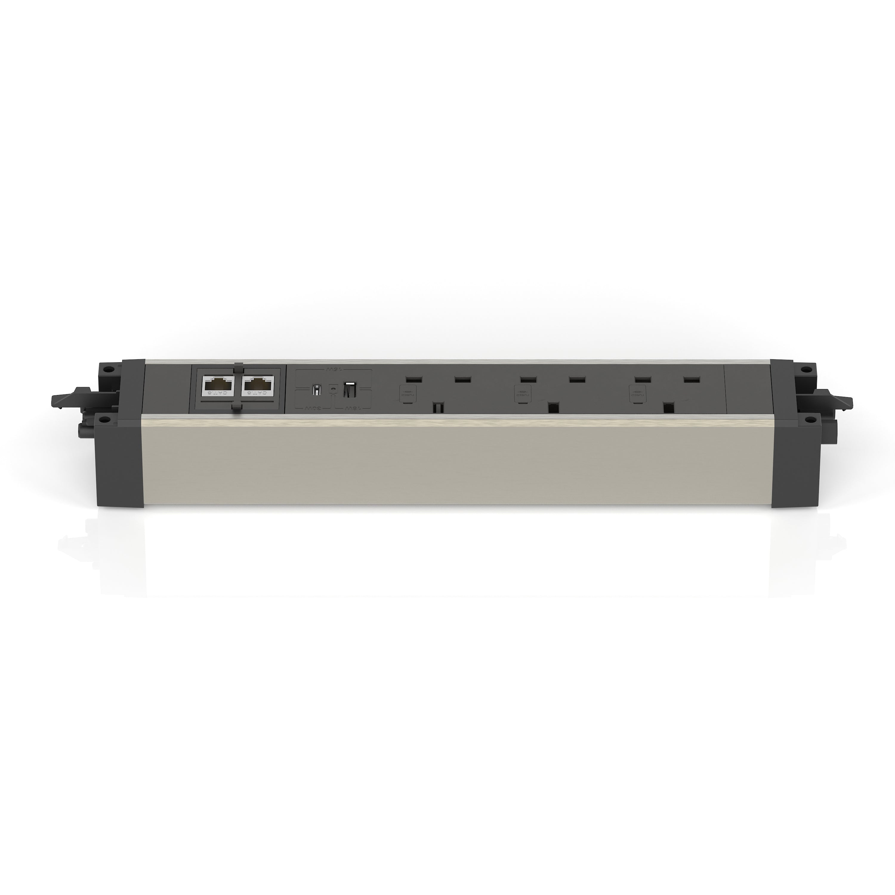 Volta Under Desk Power Unit Module 3x Socket – Dynamic Office Solutions