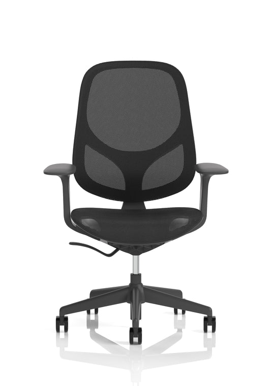 Tutti Mesh Medium Back Task Operator Office Chair with Arms