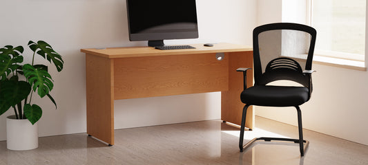 Impulse Contract Desks With Panel End Legs