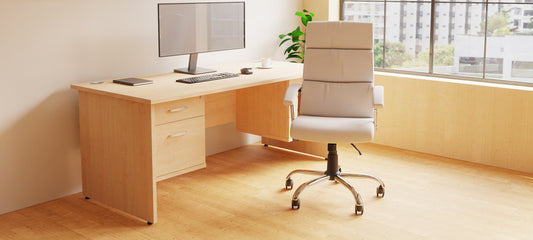 Impulse Contract Desks With Panel End Legs