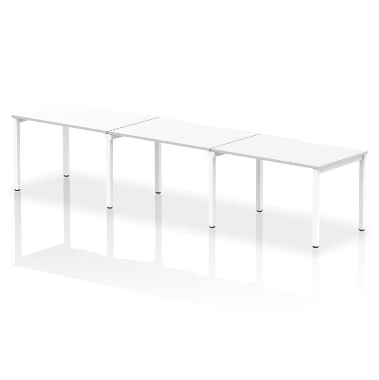 Evolve Plus Single Row Bench Desk - 3 Person