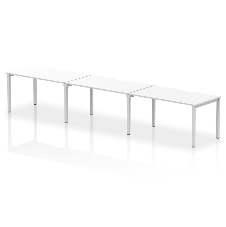 Evolve Plus Single Row Bench Desk - 3 Person