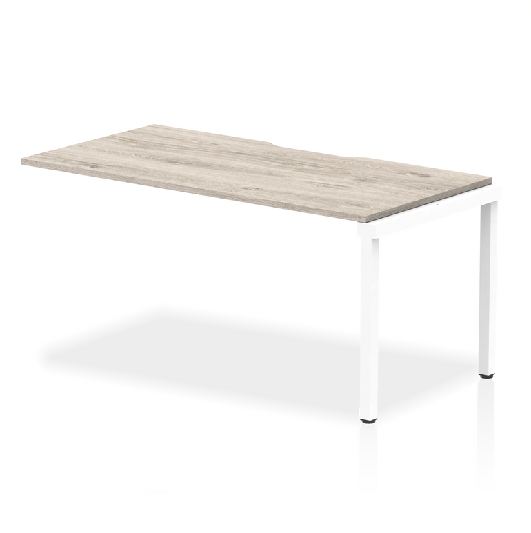 Evolve Plus Single Row Bench Desk Extension Kit