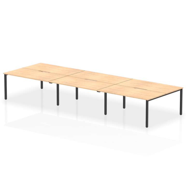 Evolve Plus B2B Bench Desk - 6 Person