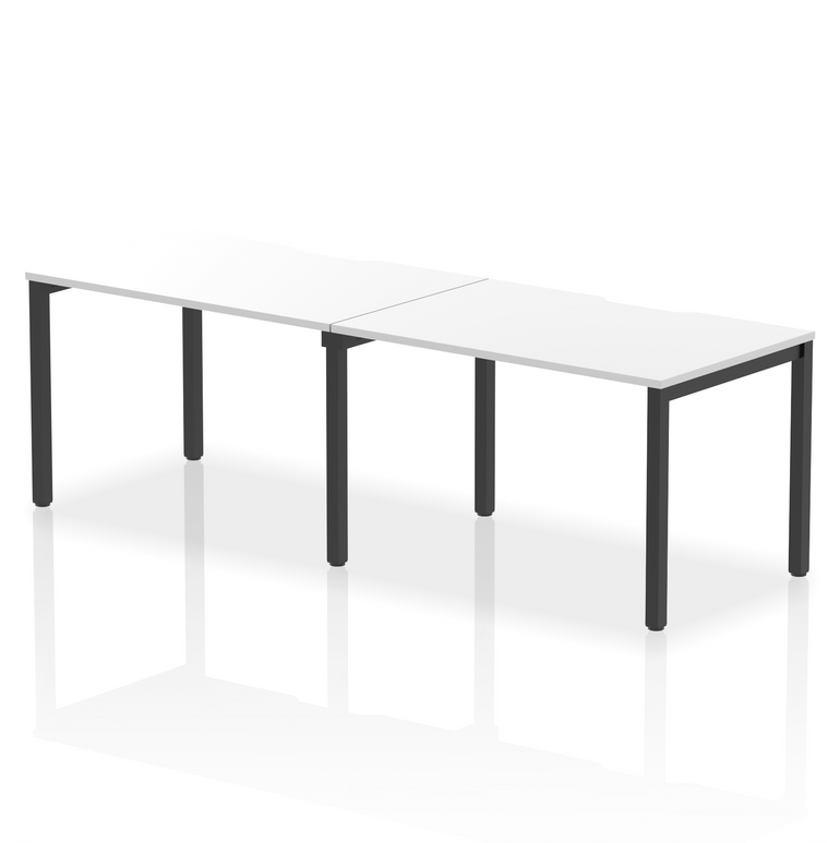 Evolve Plus Single Row Bench Desk - 2 Person