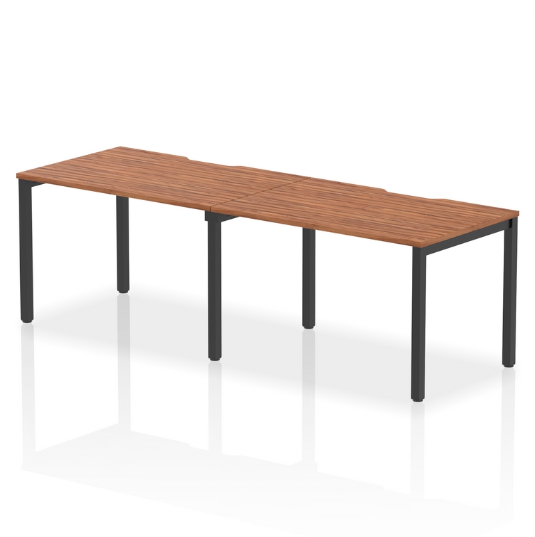 Evolve Plus Single Row Bench Desk - 2 Person