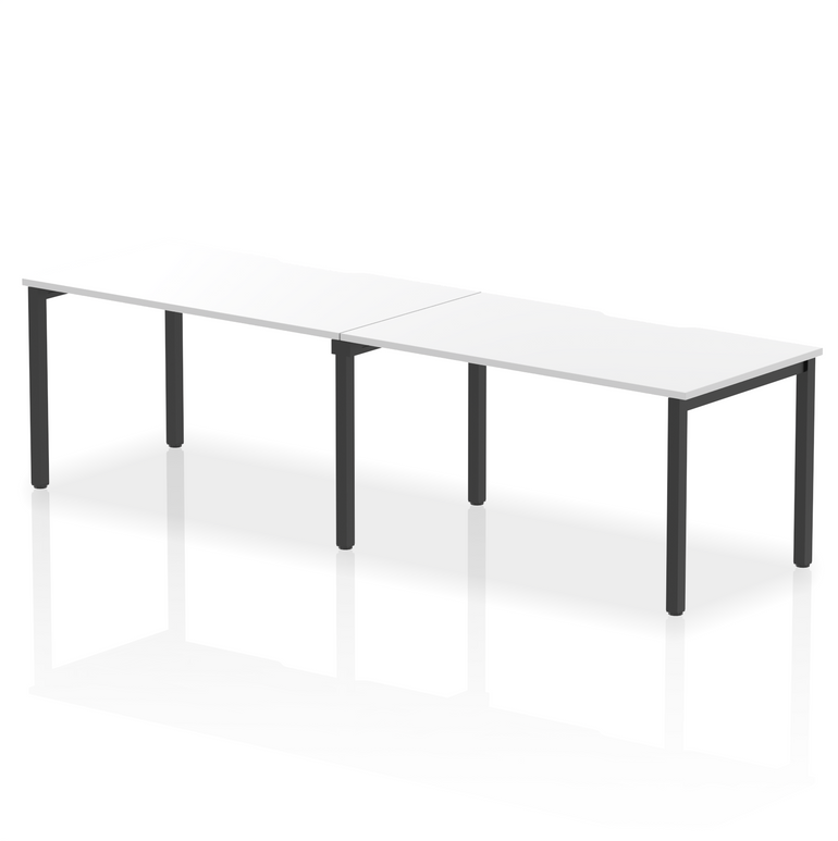 Evolve Plus Single Row Bench Desk - 2 Person
