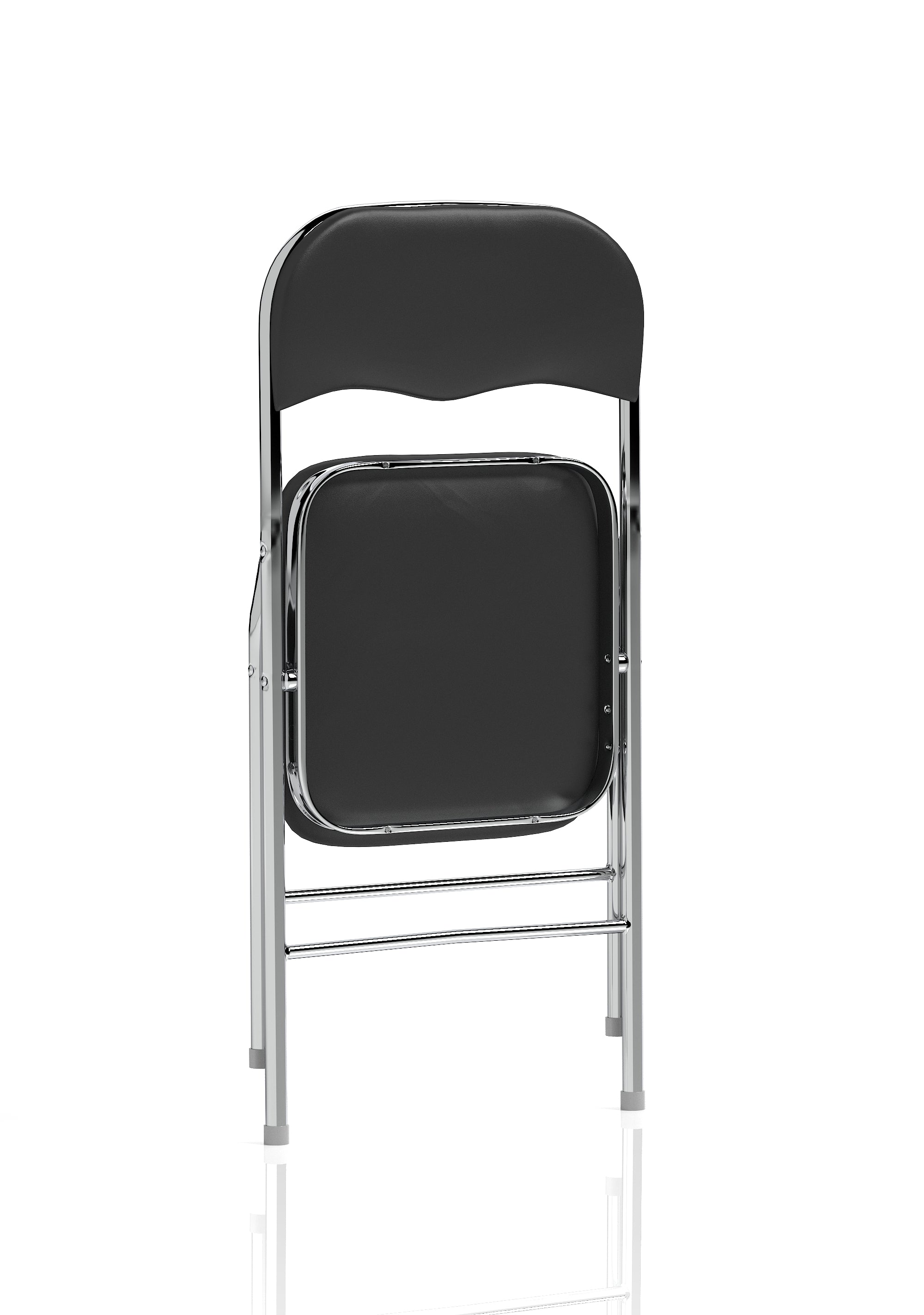 Sicily Black Polyurethane Folding Chair – Dynamic Office Solutions