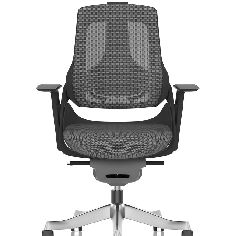 Zure High Back Black Shell Executive Office Chair with Arms