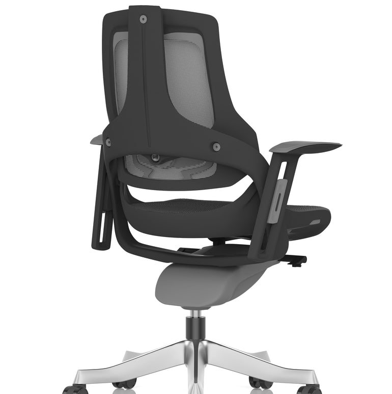 Zure High Back Black Shell Executive Office Chair with Arms