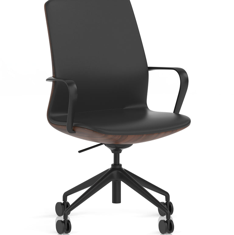 Mara Black PU Executive Office Chair