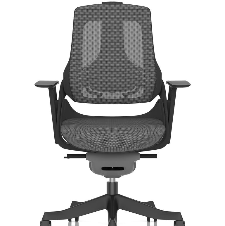 Zure High Back Black Shell Executive Office Chair with Arms