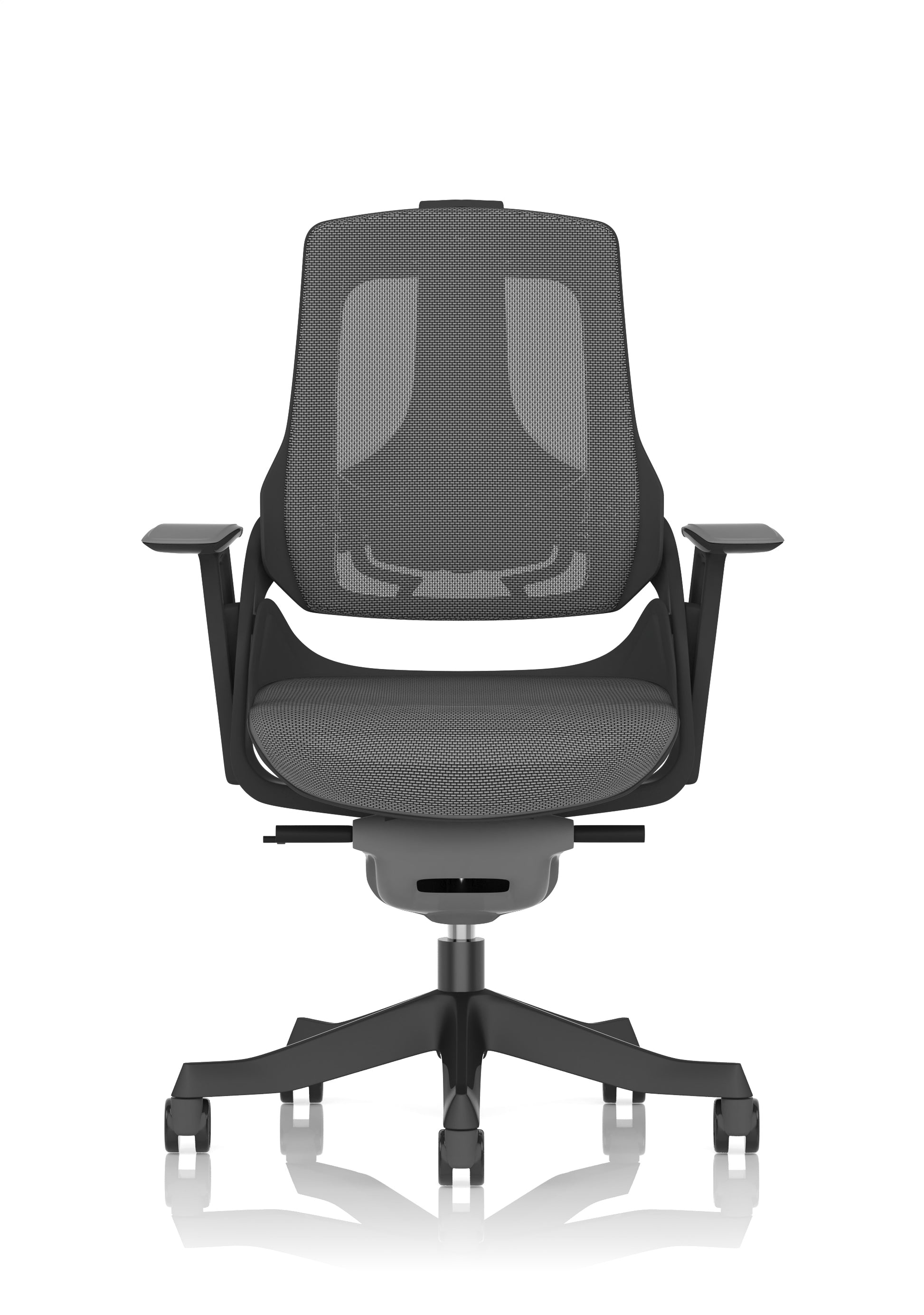 Zure High Back Black Shell Executive Office Chair with Arms
