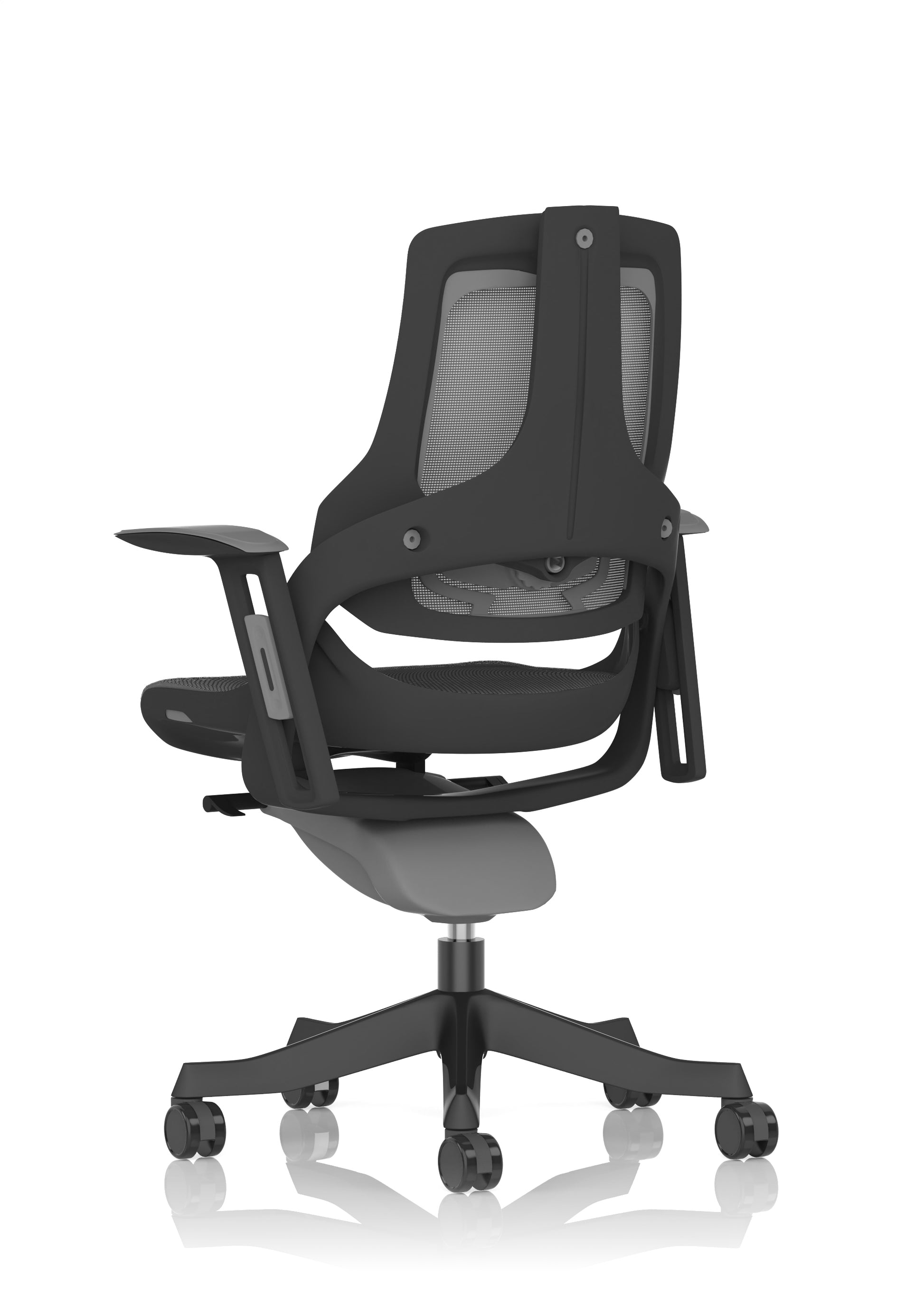 Zure High Back Black Shell Executive Office Chair with Arms