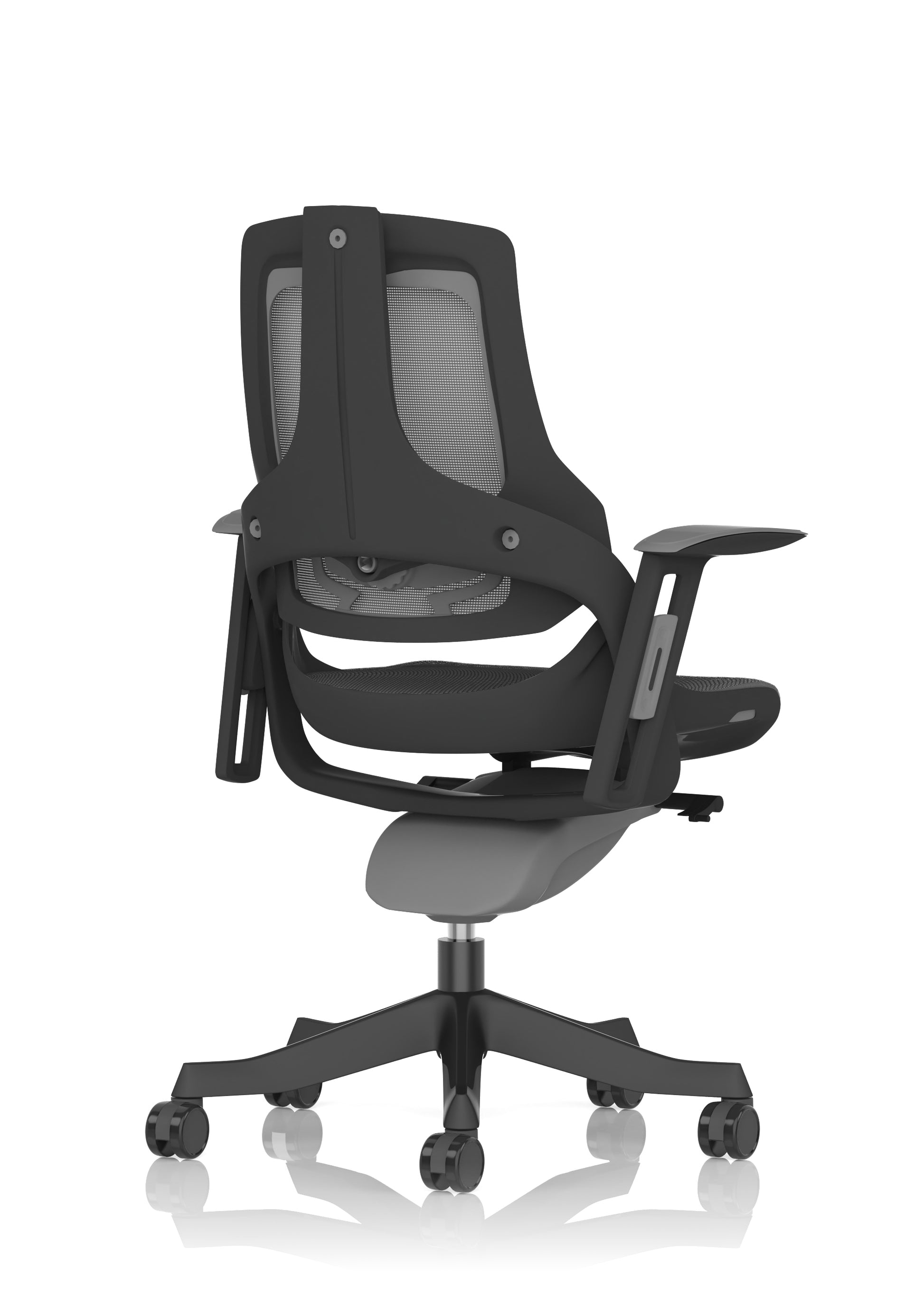 Zure High Back Black Shell Executive Office Chair with Arms