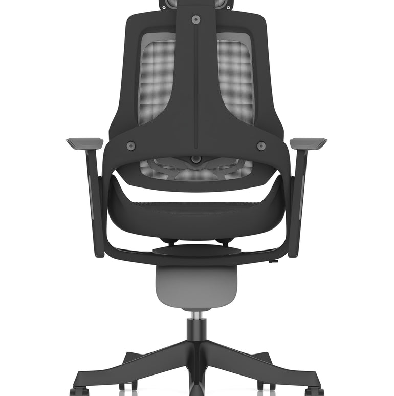 Zure High Back Black Shell Executive Office Chair with Arms