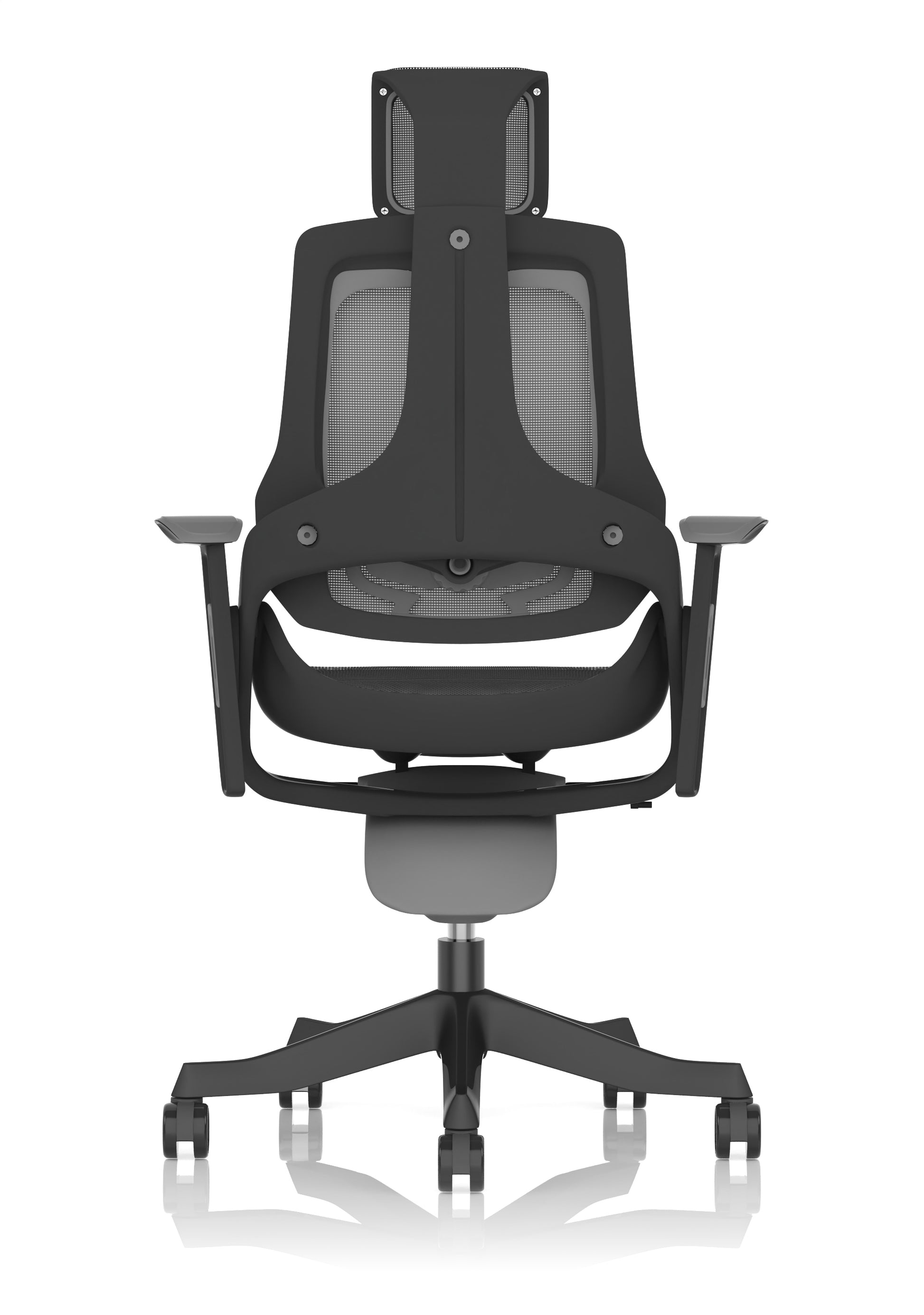 Zure High Back Black Shell Executive Office Chair with Arms