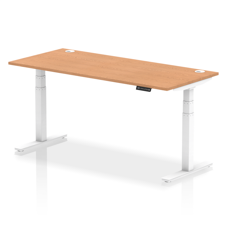 Air Height Adjustable Desk With Cable Ports