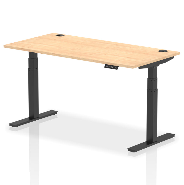 Air Height Adjustable Desk With Cable Ports
