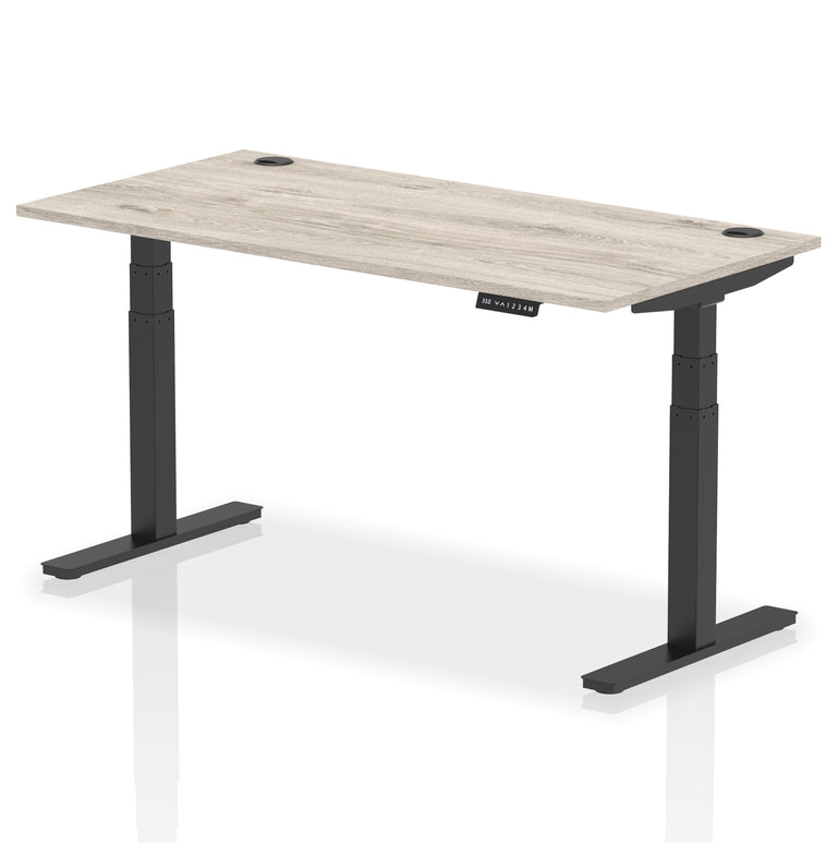 Air Height Adjustable Desk With Cable Ports