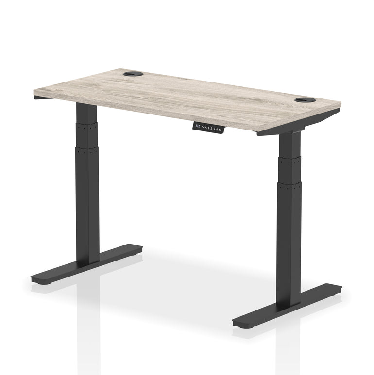 Air Height Adjustable Slimline Desk With Cable Ports