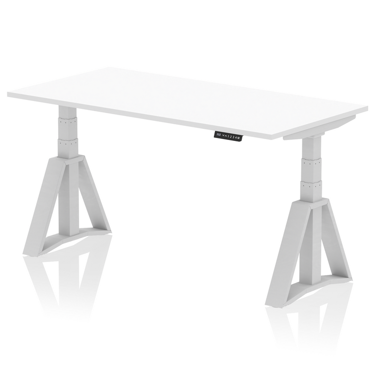 Air Height Adjustable Desk without Cable Ports With Piste Foot