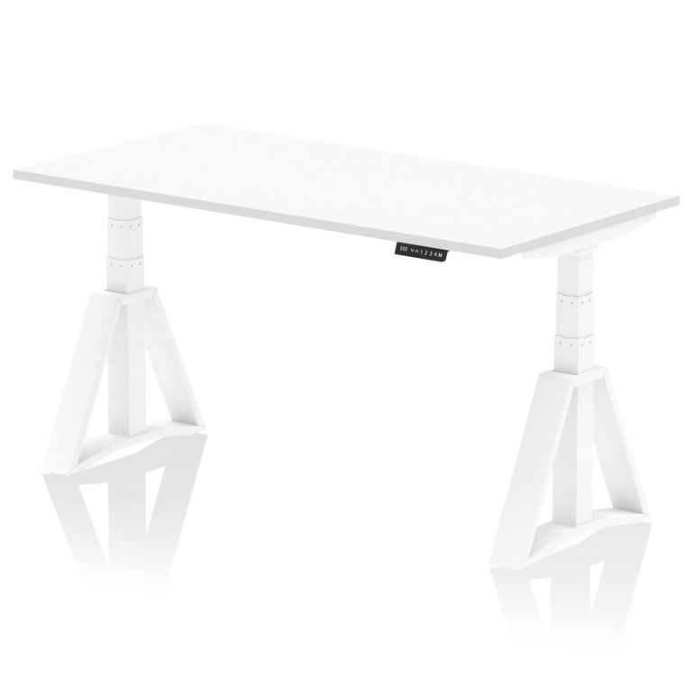 Air Height Adjustable Desk without Cable Ports With Piste Foot