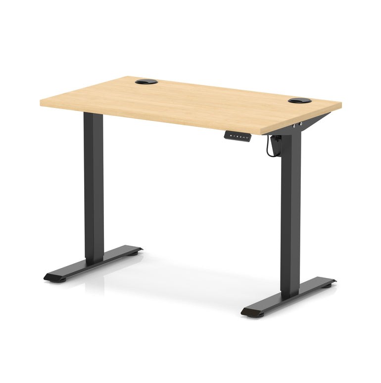 Air Lite Height Adjustable Slimline Desk With Cable Ports