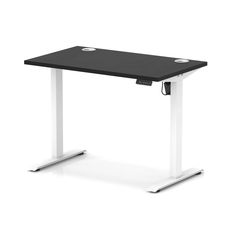 Air Lite Height Adjustable Slimline Desk With Cable Ports