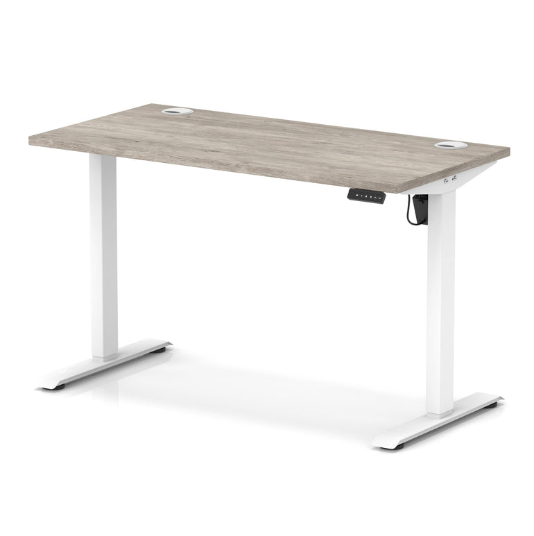 Air Lite Height Adjustable Slimline Desk With Cable Ports