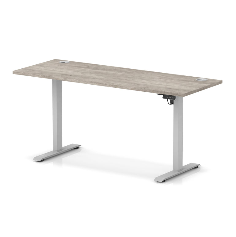 Air Lite Height Adjustable Slimline Desk With Cable Ports