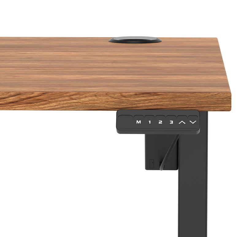 Air Lite Height Adjustable Desk With Cable Ports