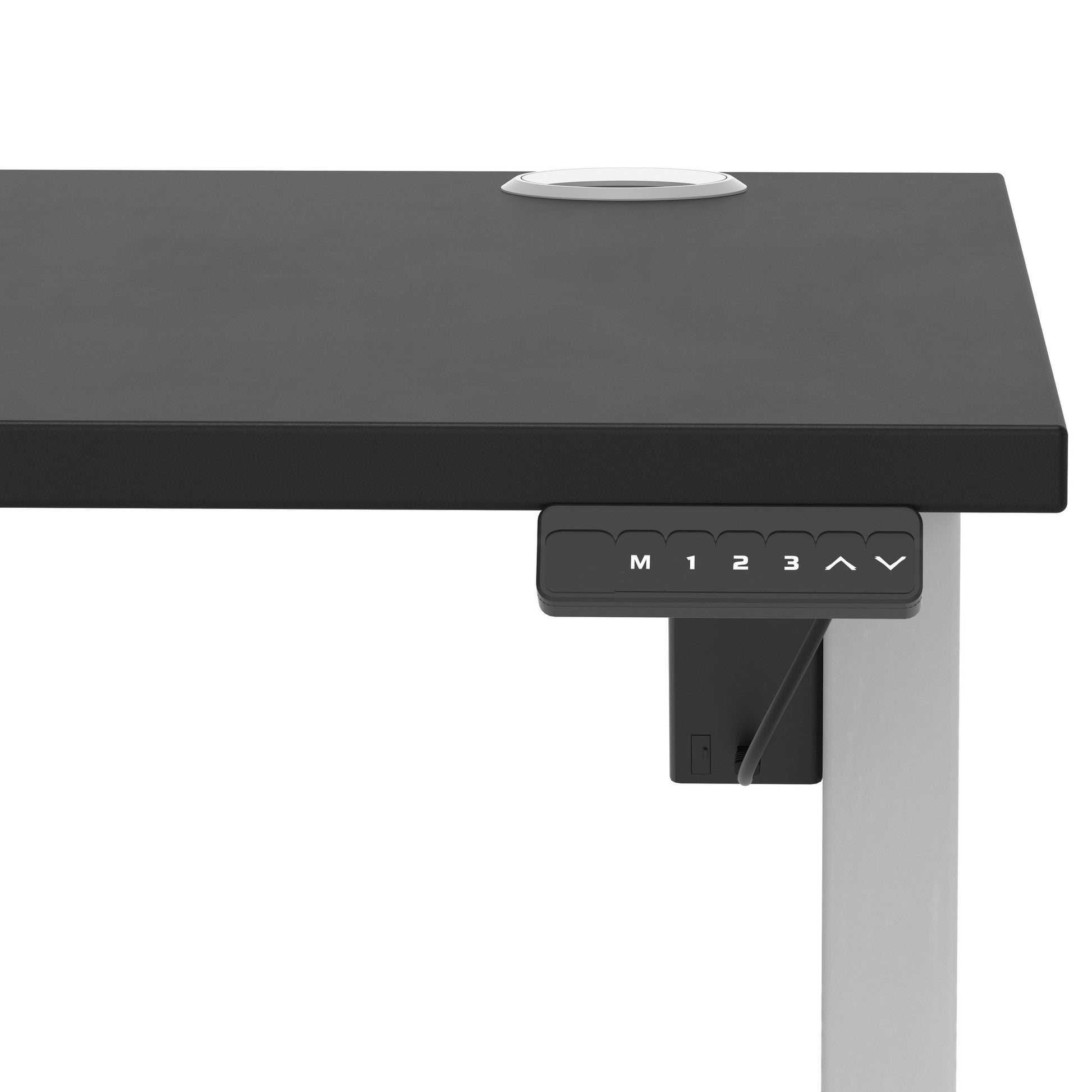 Air Lite Height Adjustable Desk With Cable Ports