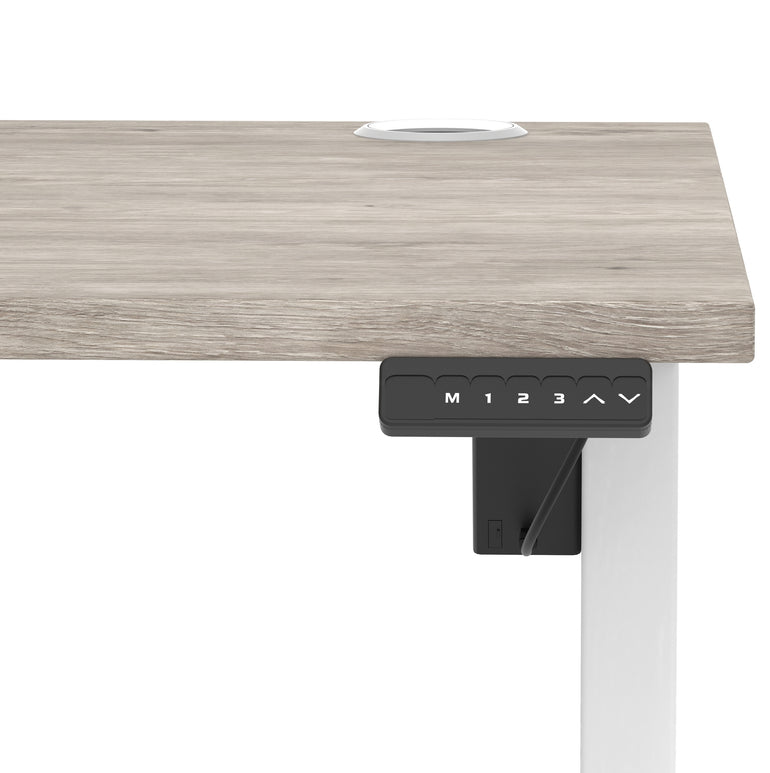 Air Lite Height Adjustable Desk With Cable Ports