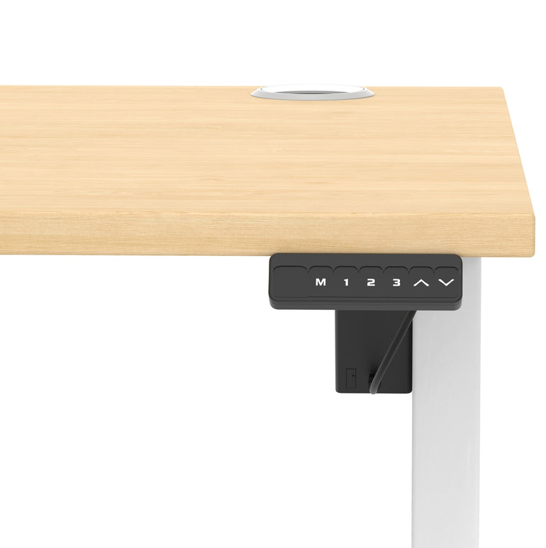 Air Lite Height Adjustable Desk With Cable Ports