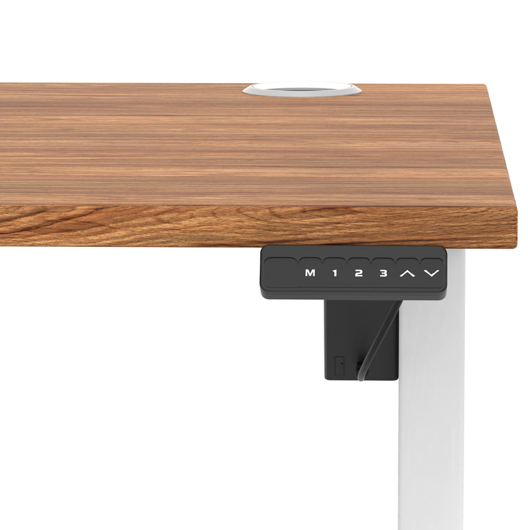 Air Lite Height Adjustable Desk With Cable Ports
