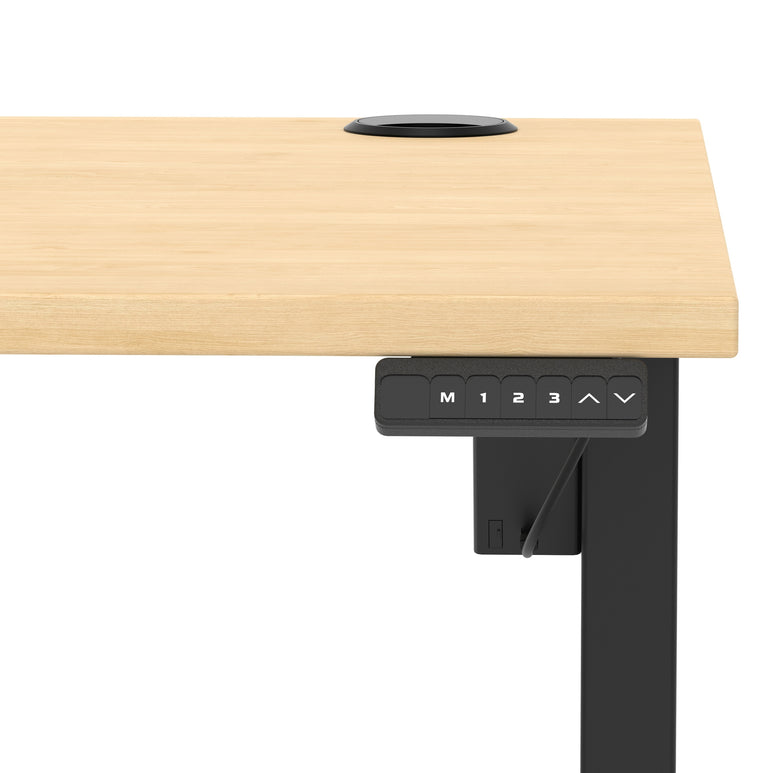 Air Lite Height Adjustable Desk With Cable Ports