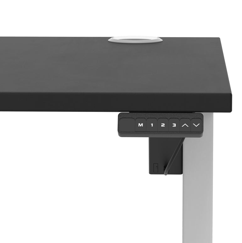 Air Lite Height Adjustable Desk With Cable Ports