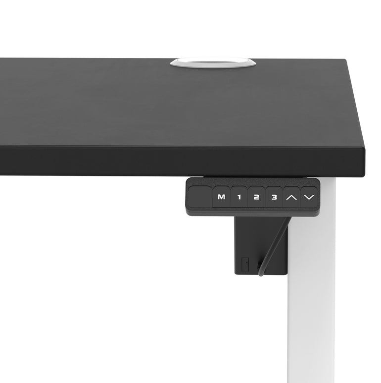 Air Lite Height Adjustable Desk With Cable Ports