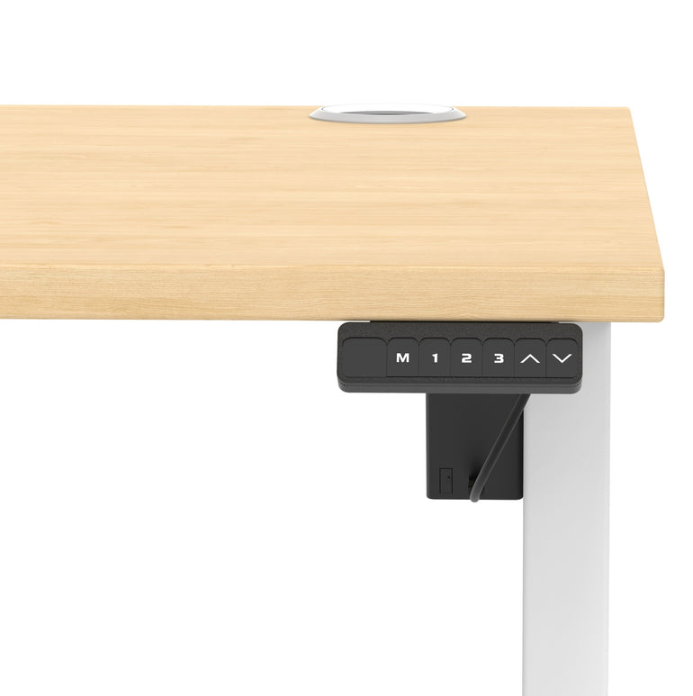 Air Lite Height Adjustable Desk With Cable Ports
