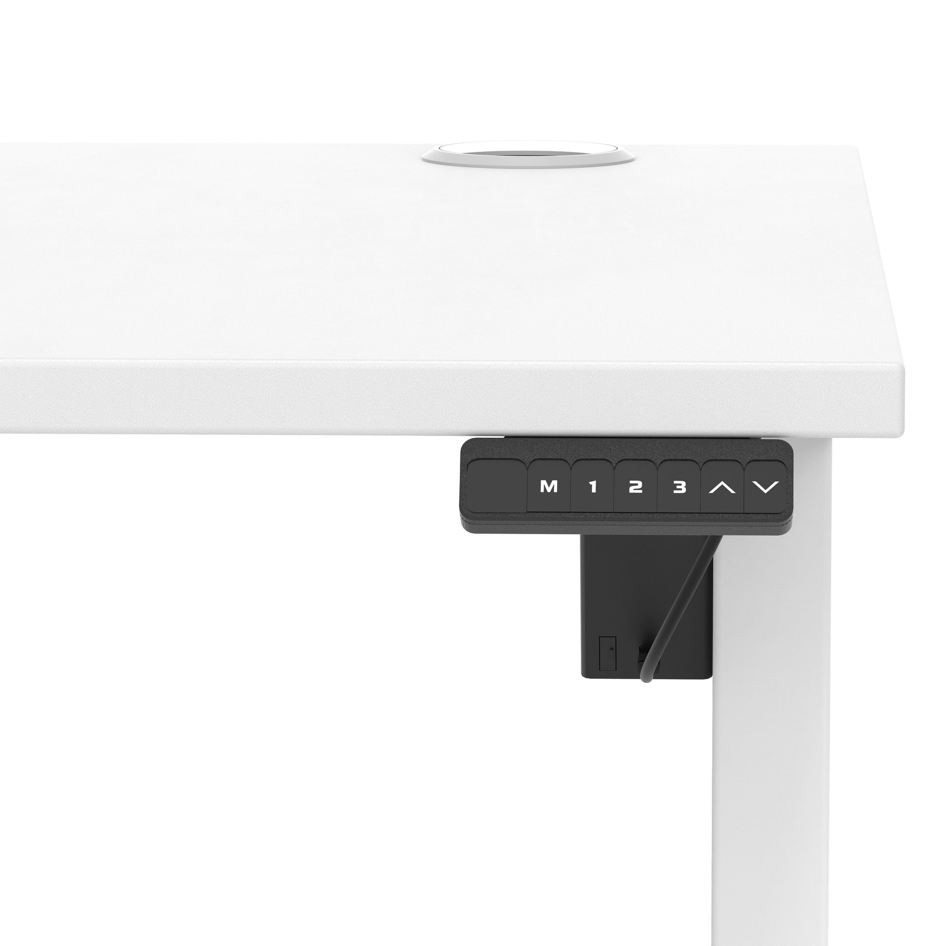 Air Lite Height Adjustable Desk With Cable Ports