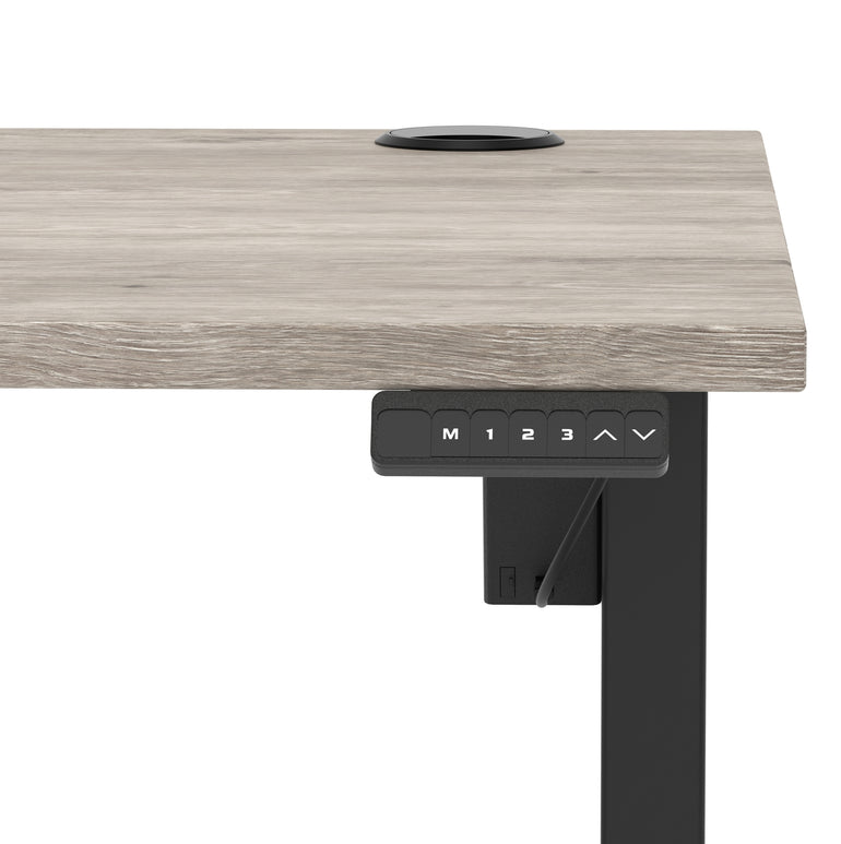 Air Lite Height Adjustable Desk With Cable Ports