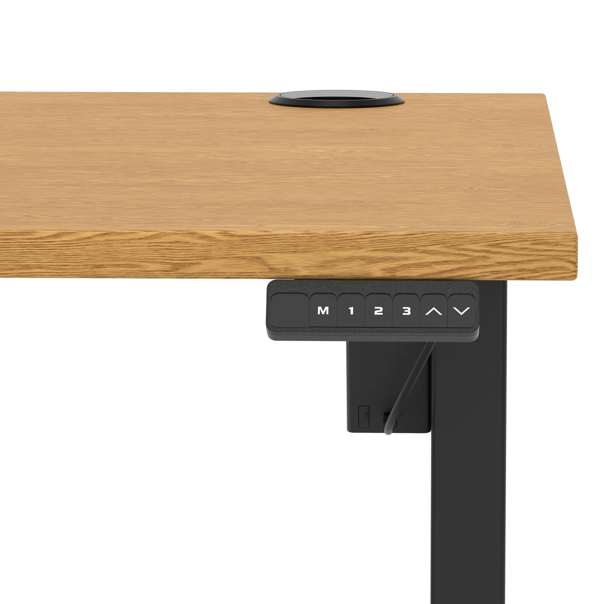 Air Lite Height Adjustable Desk With Cable Ports
