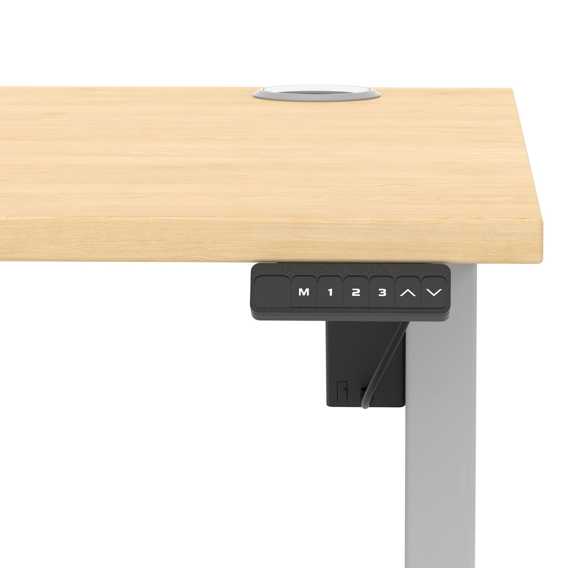 Air Lite Height Adjustable Desk With Cable Ports