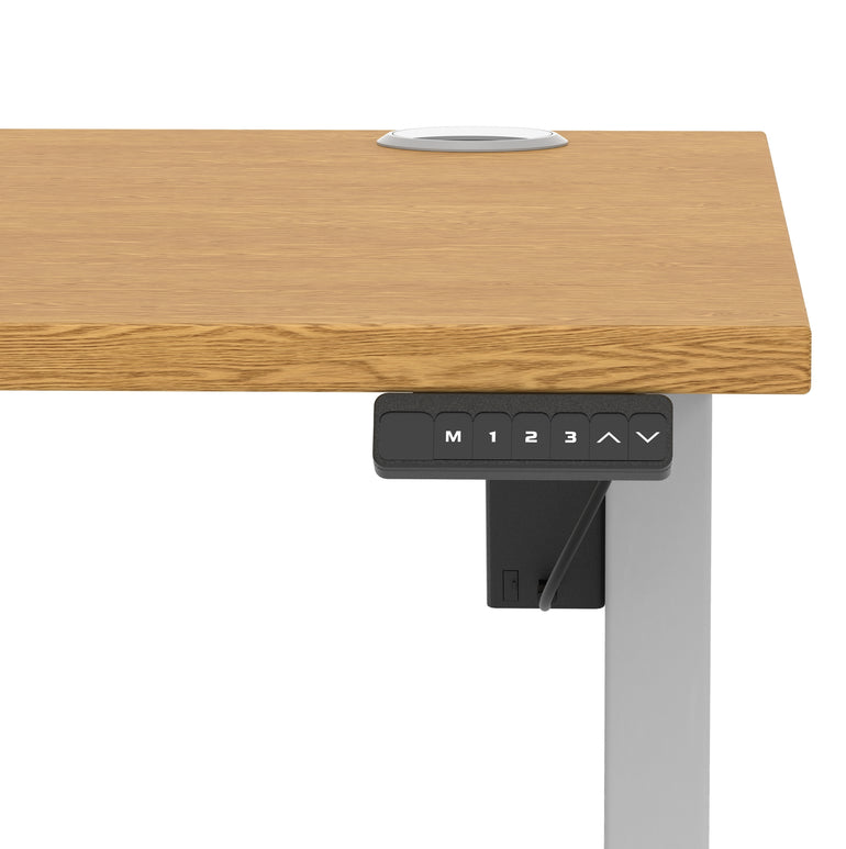 Air Lite Height Adjustable Desk With Cable Ports