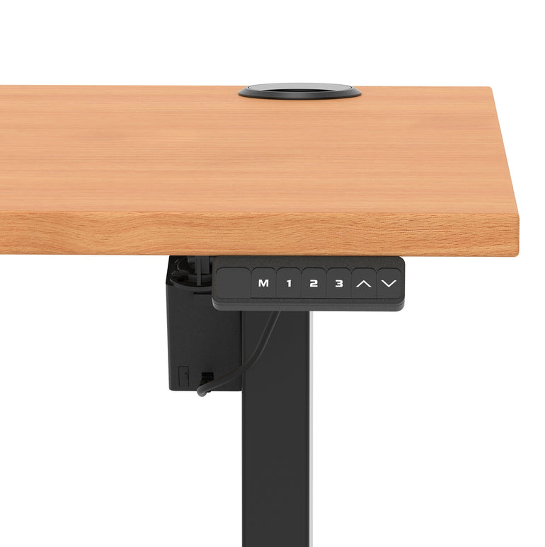 Air Lite Height Adjustable Desk With Cable Ports