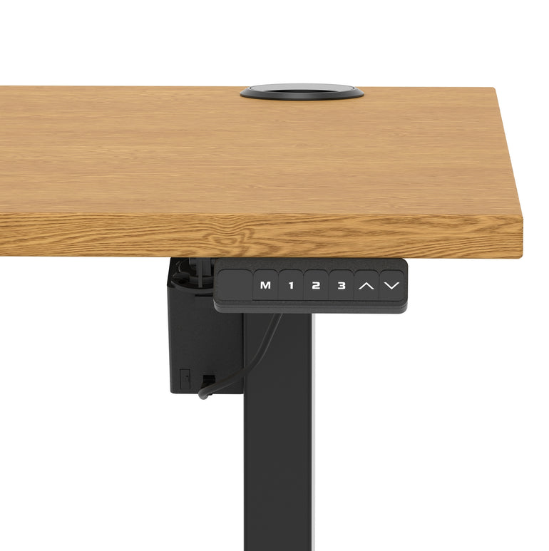 Air Lite Height Adjustable Desk With Cable Ports