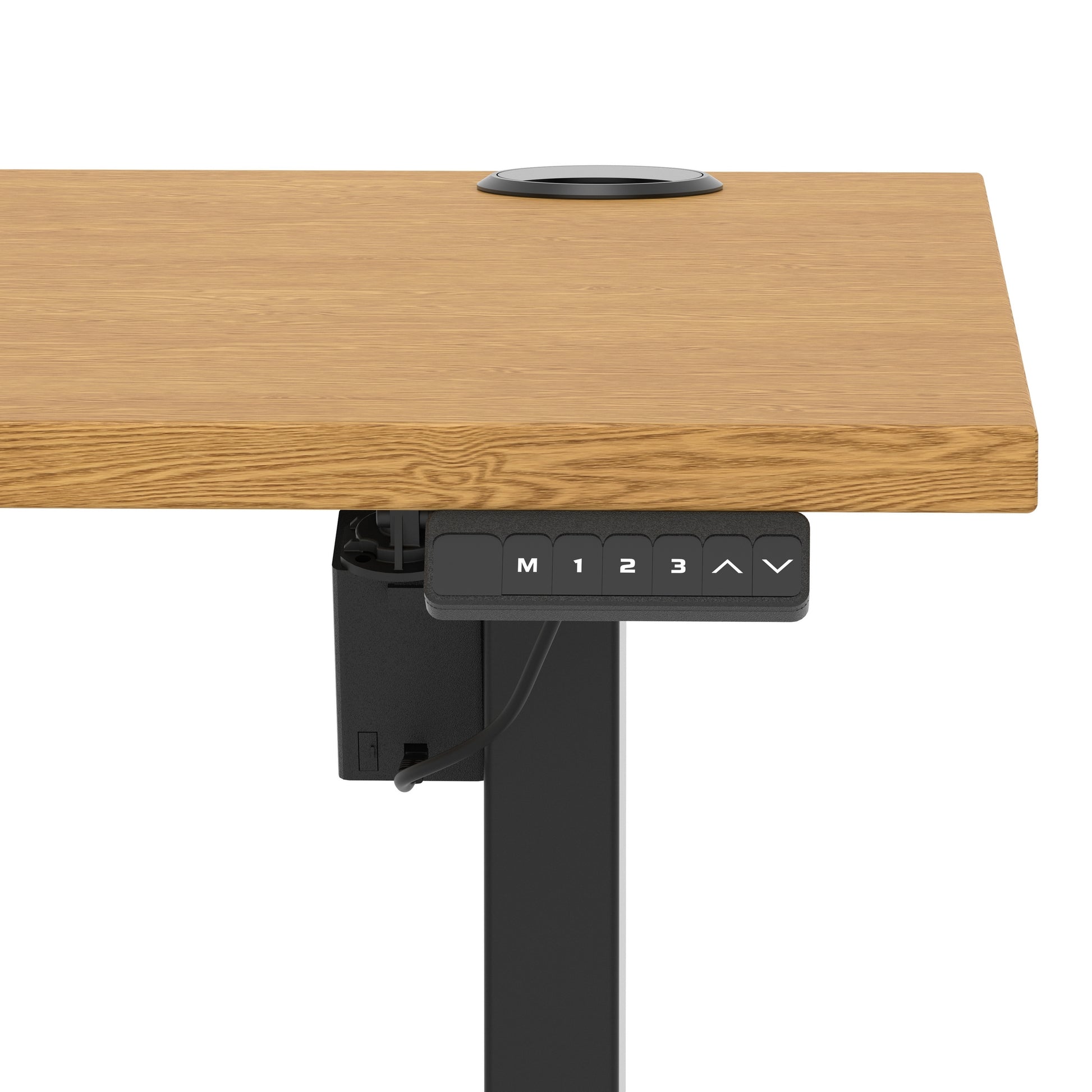 Air Lite Height Adjustable Desk With Cable Ports