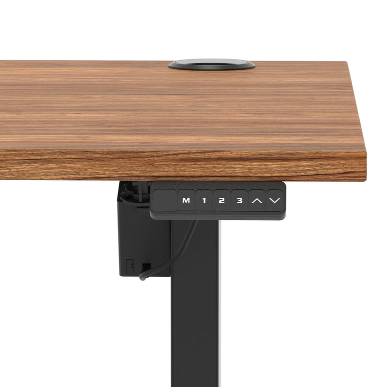Air Lite Height Adjustable Desk With Cable Ports