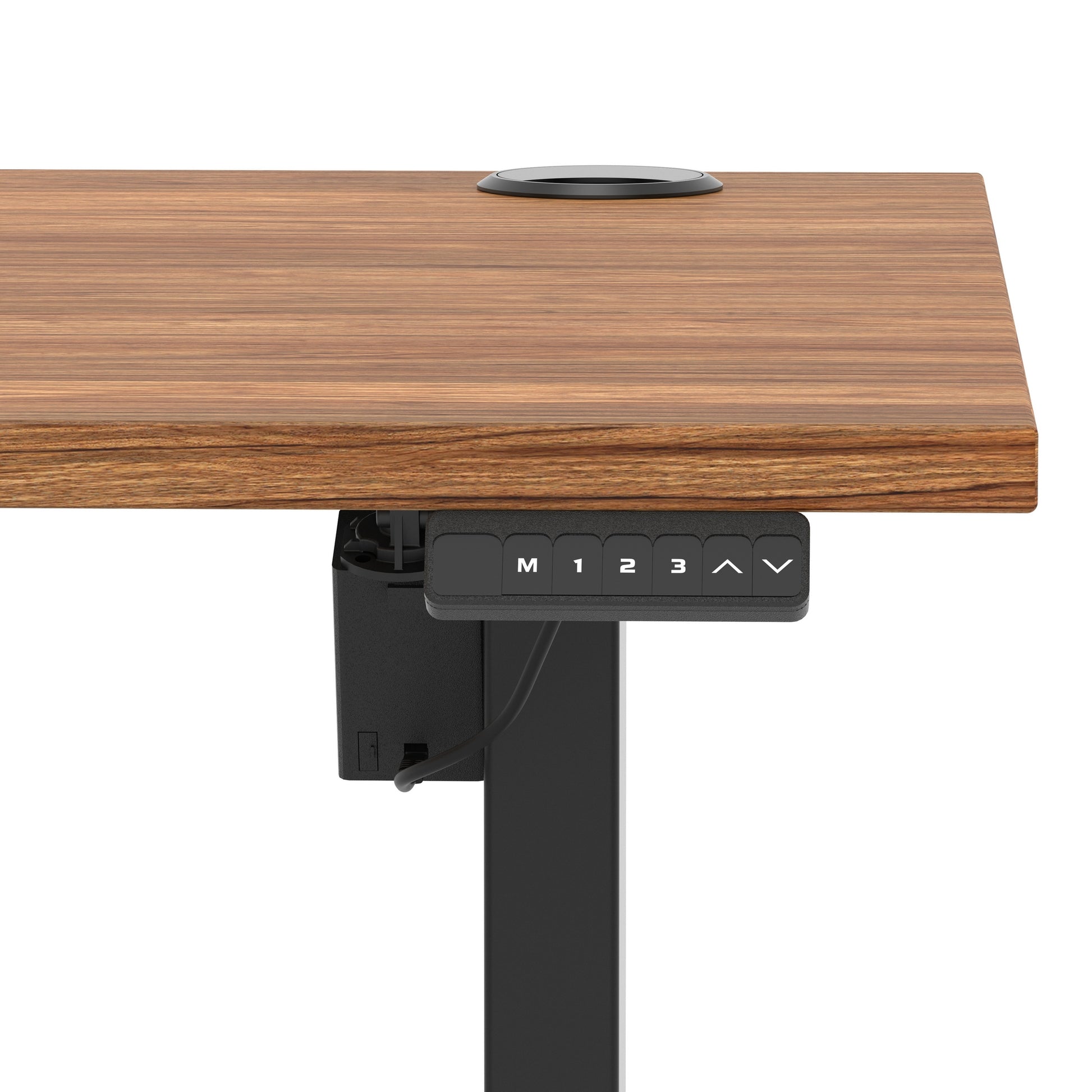 Air Lite Height Adjustable Desk With Cable Ports